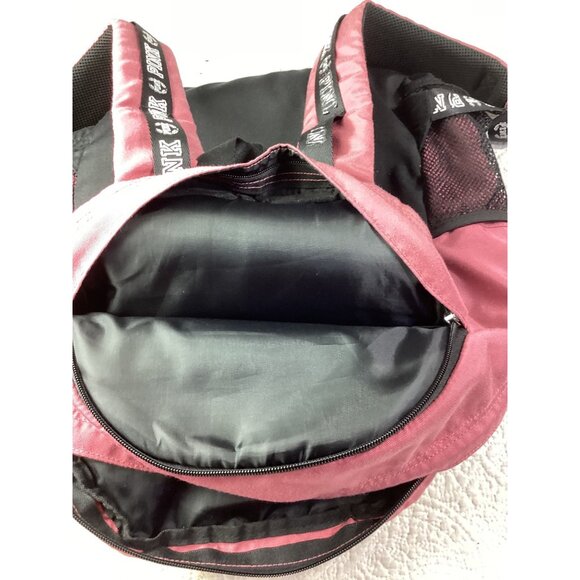 Pink By Victorias Secret Backpack With Logo Straps & Large Front Pocket *VGC - Picture 7 of 7